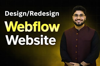 design animated webflow websites for blogs, ecommerce