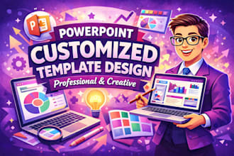 do the power point presentation designing