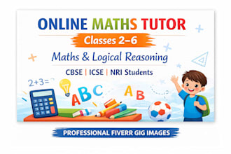 teach, prepare worksheets for maths and reasoning online for primary students