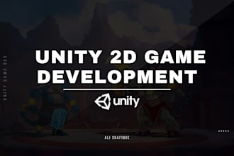 develop a 2d game in unity