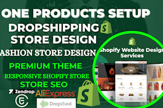 create shopify dropshipping fashion store design with spocket autods doba eprolo