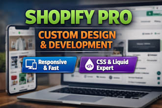 do shopify pro themes design, css fixes and liquid edits