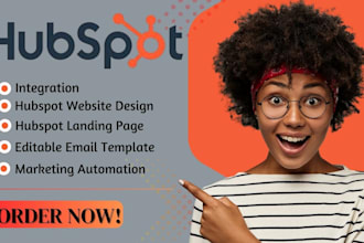 setup hubspot crm, hubspot landing page and hubspot website