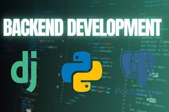be python django developer with database mysql postgresql