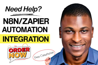build n8n automation with ghl CRM and whatsapp, workflows with API integration