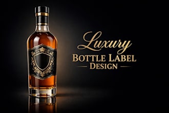create professional bottle labels 3d packaging design branding design that sells