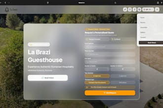 design and make a modern website presentation