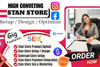 stan store marketing , etsy stan store, stan store sales funnel and promotion