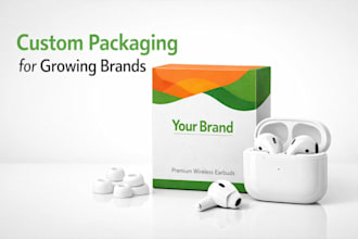 create premium product mockups and branding design for your business