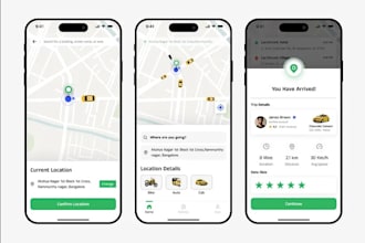 develop taxi booking app flight app uber app rideshare app taxi booking website