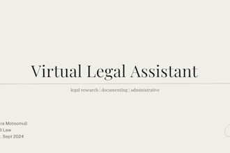 provide reliable paralegal and legal research support