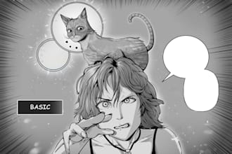 draw your nsfw or fanart in manga style