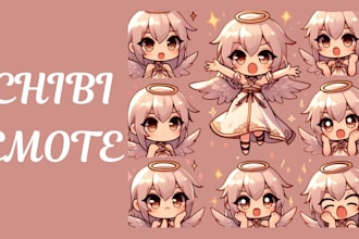 draw twitch emotes, animated emotes chibi emotes, discord emoji