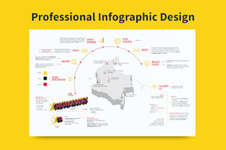 design clean and professional infographics