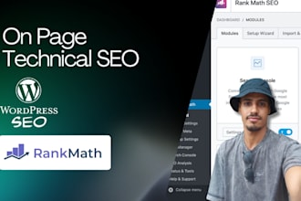 do wordpress on page SEO by rank math