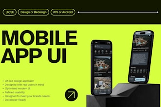 design a UX friendly mobile app UI