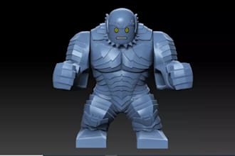 sculpt 3d bjd figurine, articulated toy, dnd miniature,3d statue for 3d printing