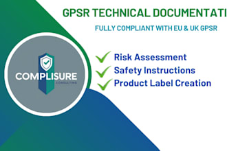 help prepare gpsr technical documentation and labels for eu marketplaces