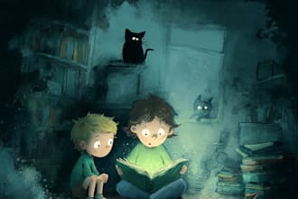 illustrate children story book illustration children