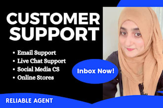 be your reliable customer support and live chat customer service agent