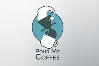 design unique coffee cart logo