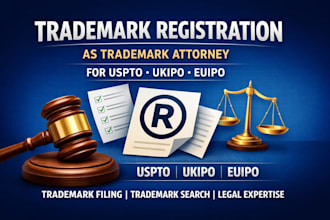 do trademark registration as trademark attorney for uspto ukipo euipo