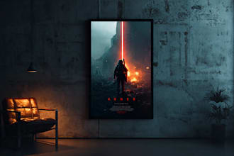 do minimalist typography poster and wall art design