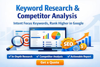 do advanced keyword research and competitor analysis