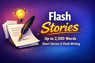 ghostwrite engaging flash fiction and short stories in any genre