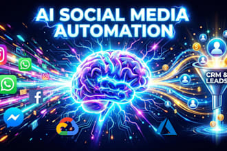 build conversational ai agents for social media automation