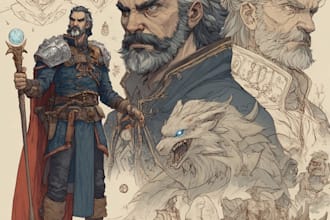paint illustration dnd character art