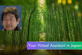 be your assistant for planning trip and business to japan
