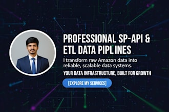 build amazon sp API etl pipelines to dashboards or databases