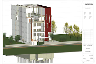 create revit bim model and 2d drawings
