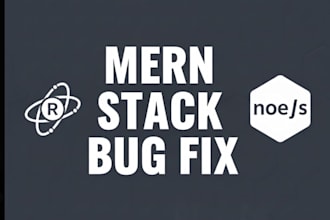 fix mern stack bugs and errors in your react or node js app