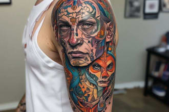 design custom tattoo art with unique and meaningful concepts