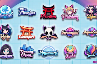 design high quality make or redesign logo for vtuber and streamer