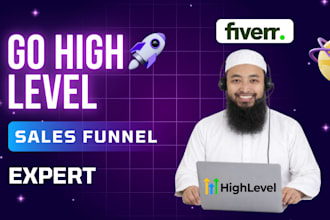 build gohighlevel website, sales funnel and lead generation
