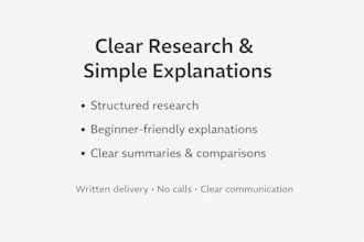 explain complex topics clearly and simply for beginners