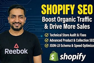do complete shopify website SEO to boost store sales and google rankings