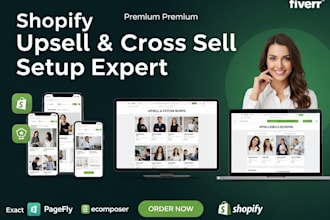 setup shopify store upsells bundle kaching bundler recharge gempage website