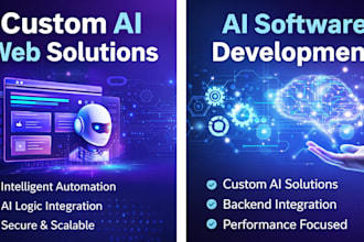 develop custom ai websites and ai powered software