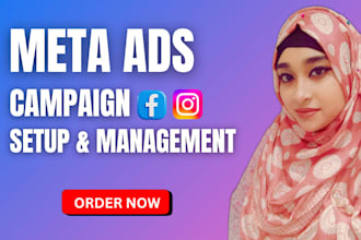 setup and manage meta ads for facebook and instagram