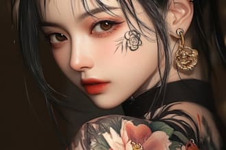 design custom tattoo art and tattoo flash in any style