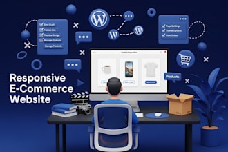 build responsive wordpress ecommerce website design
