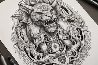 design custom tattoo art with unique and meaningful concepts