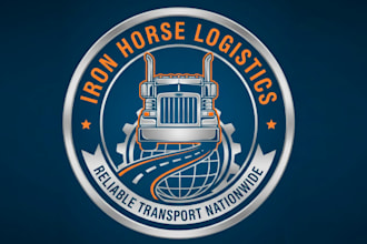 create towing logistics dispatchers and detailing trucking logo design