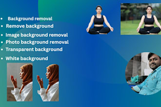 do professional background removal and clean image cut out