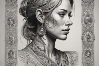 design custom tattoo art in any style for your body