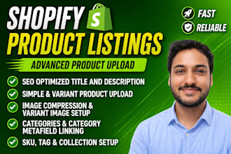 do shopify product listings and manual product upload